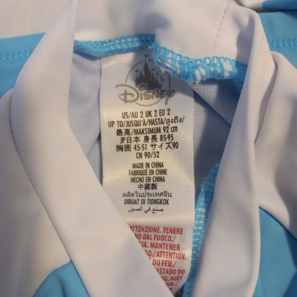 Disney Ariel The Little Mermaid Girl's Swim Set Rashguard 2 Piece NWT Size 2 - Picture 6 of 10